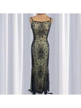 Y2k vintage sean collection beaded dress